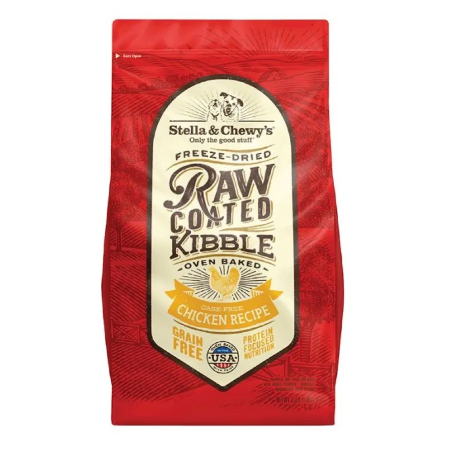 Flash Sale Stella & Chewy's Raw Coated Kibble Chicken Recipe Grain-Free Dry Dog Food, 3.5-lb