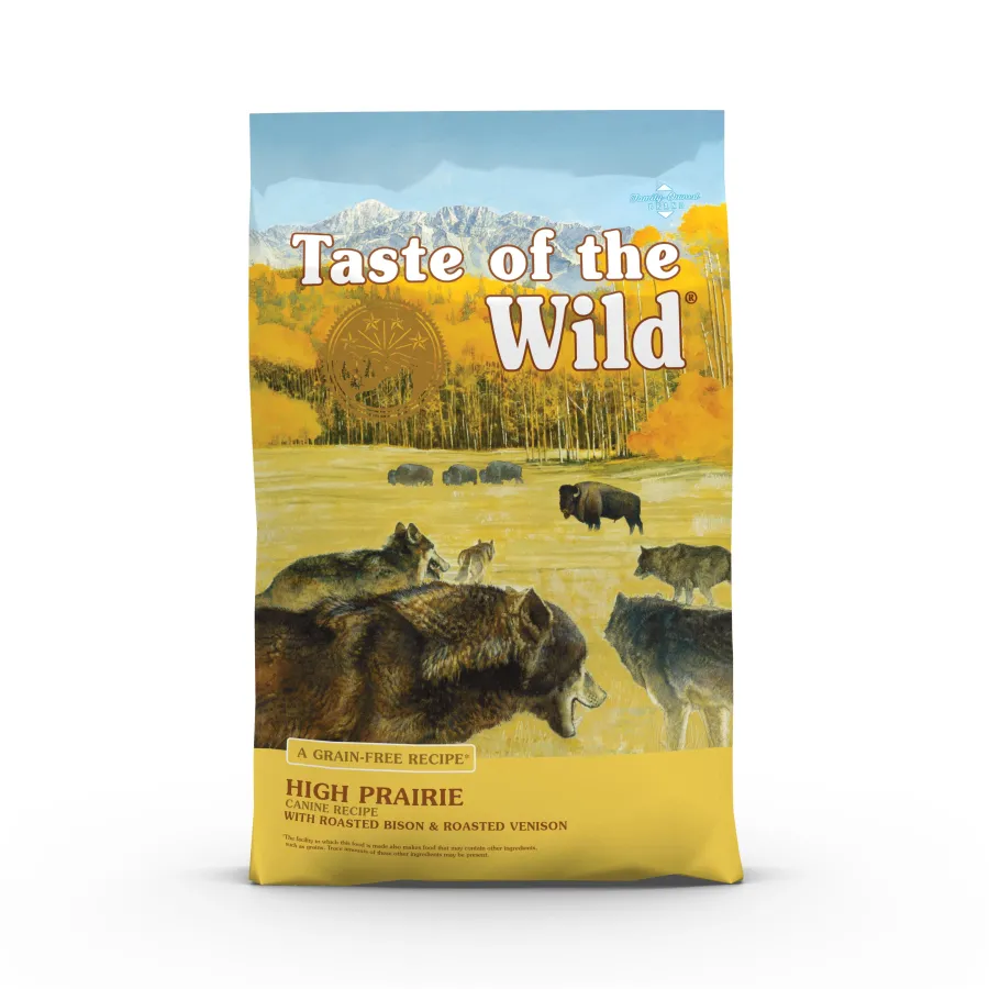 Discount Taste of the Wild High Prairie Grain-Free Dry Dog Food, 5-lb