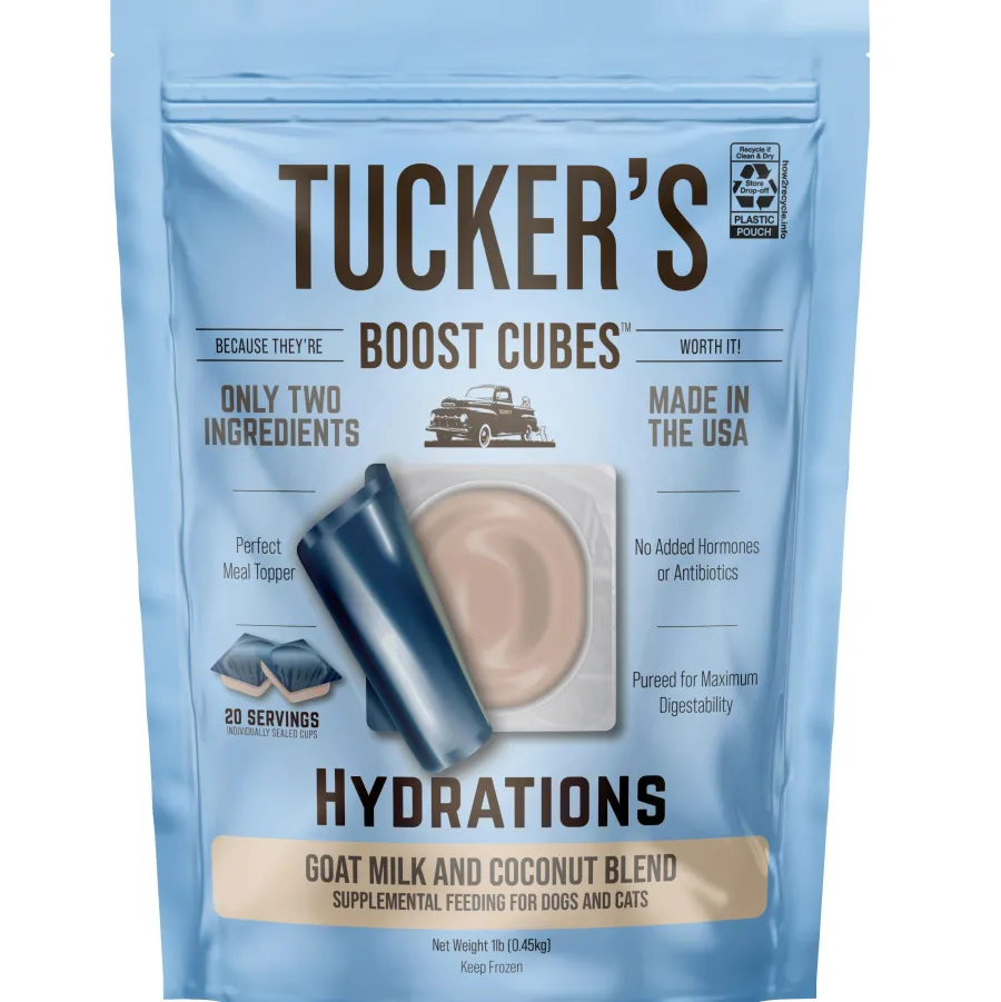 Shop Tucker's Boost Cubes Goat Milk & Coconut Blend Frozen Dog & Cat Food Topper, 1-lb