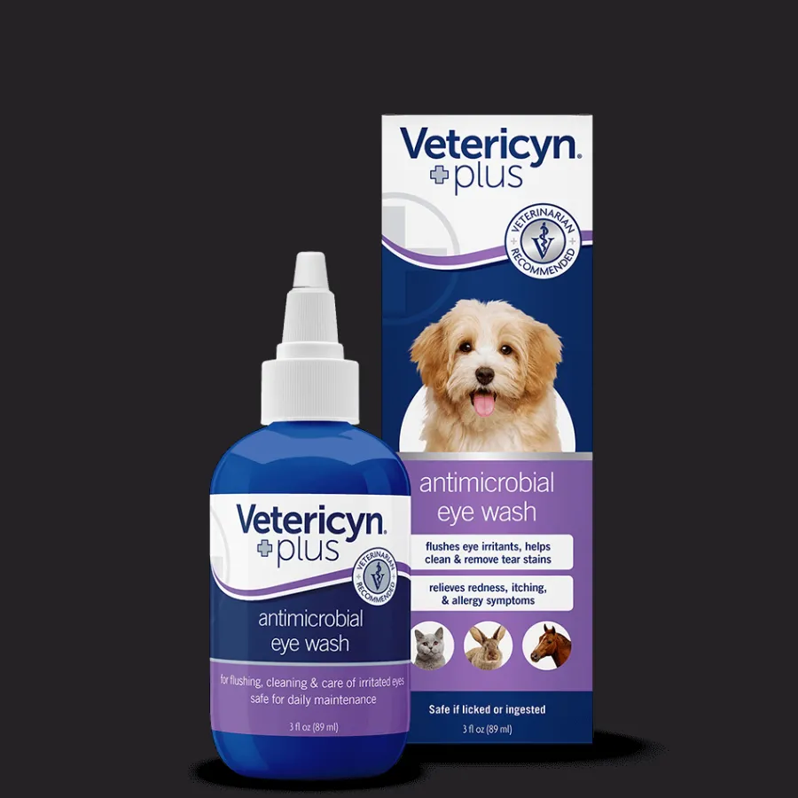 Fashion Vetericyn Plus All Animal Eye Wash, 3-oz bottle