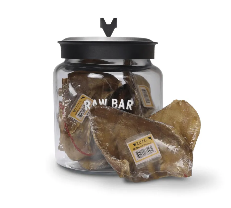 Shop Vital Essentials RAW BAR Pig Ears Freeze-Dried Raw Dog Treats, 1-count