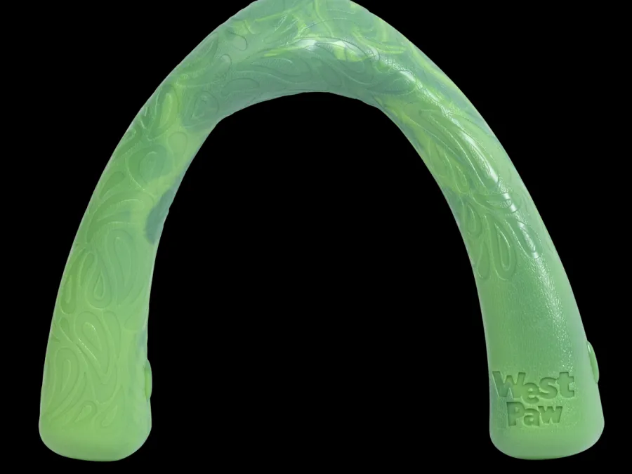 Best Sale West Paw Snorkl Dog Toy, Emerald, Large