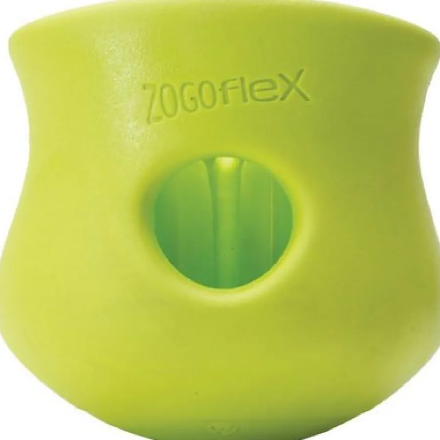 Clearance West Paw Zogoflex Toppl Dog Toy, Granny Smith, Small