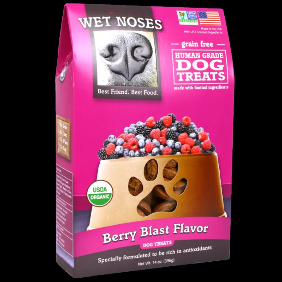 Sale Wet Noses Grain-Free Berry Blast Dog Treats, 14-oz box