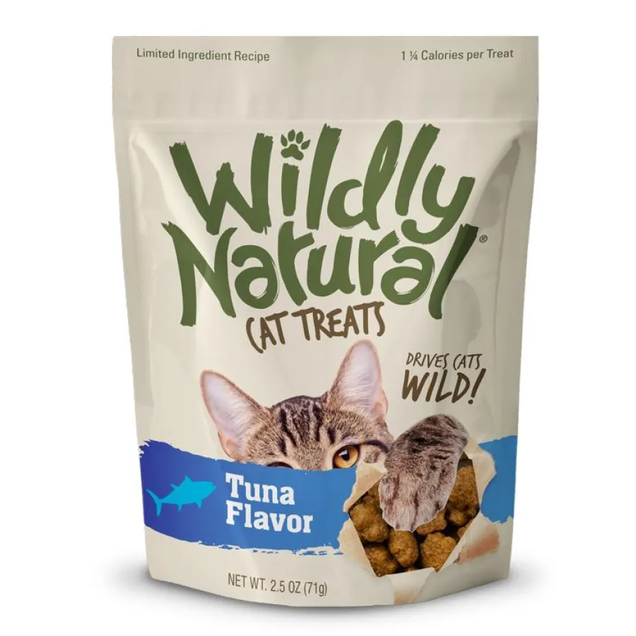 Outlet Wildly Natural Tuna Flavor Cat Treats, 2.5-oz