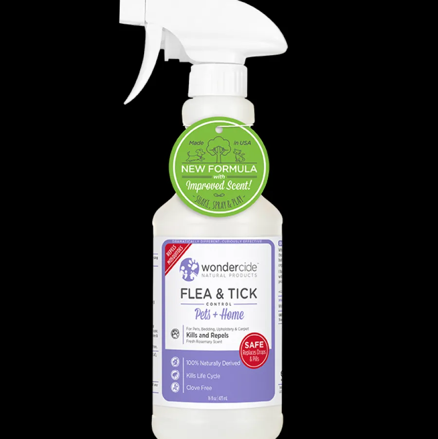 Best Wondercide 'FLEA & TICK' Natural Flea, Tick & Mosquito Control for Dogs, Cats & Home - Rosemary Scent, 16-oz