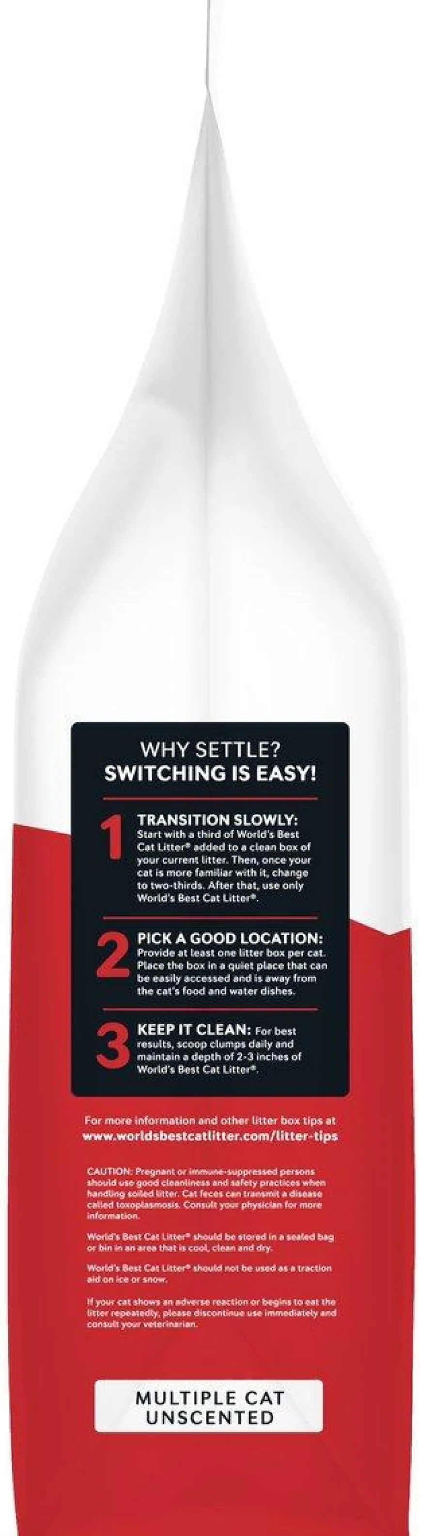 Shop World's Best Multiple Cat Unscented Clumping Cat Litter, 15-lb