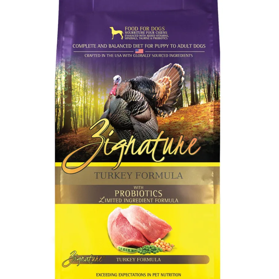 Best Sale Zignature Turkey Limited Ingredient Formula Grain-Free Dry Dog Food, 4-lb