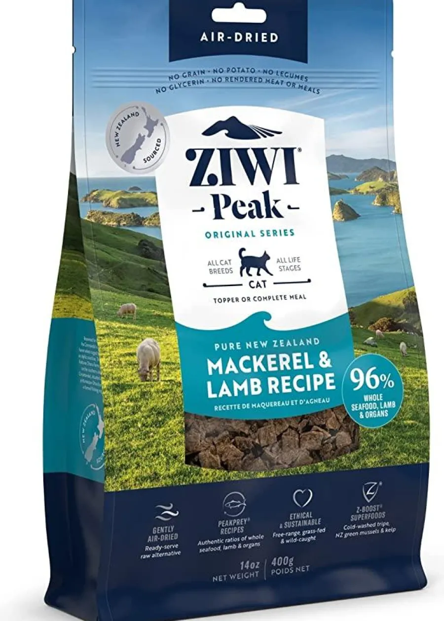 Discount ZIWI Peak Mackerel & Lamb Recipe Air-Dried Cat Food, 14-oz | 400-g