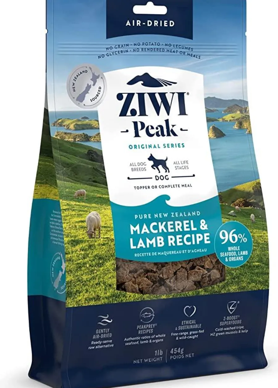 Fashion ZIWI Peak Mackerel & Lamb Recipe Air-Dried Dog Food, 16-oz | 454-g