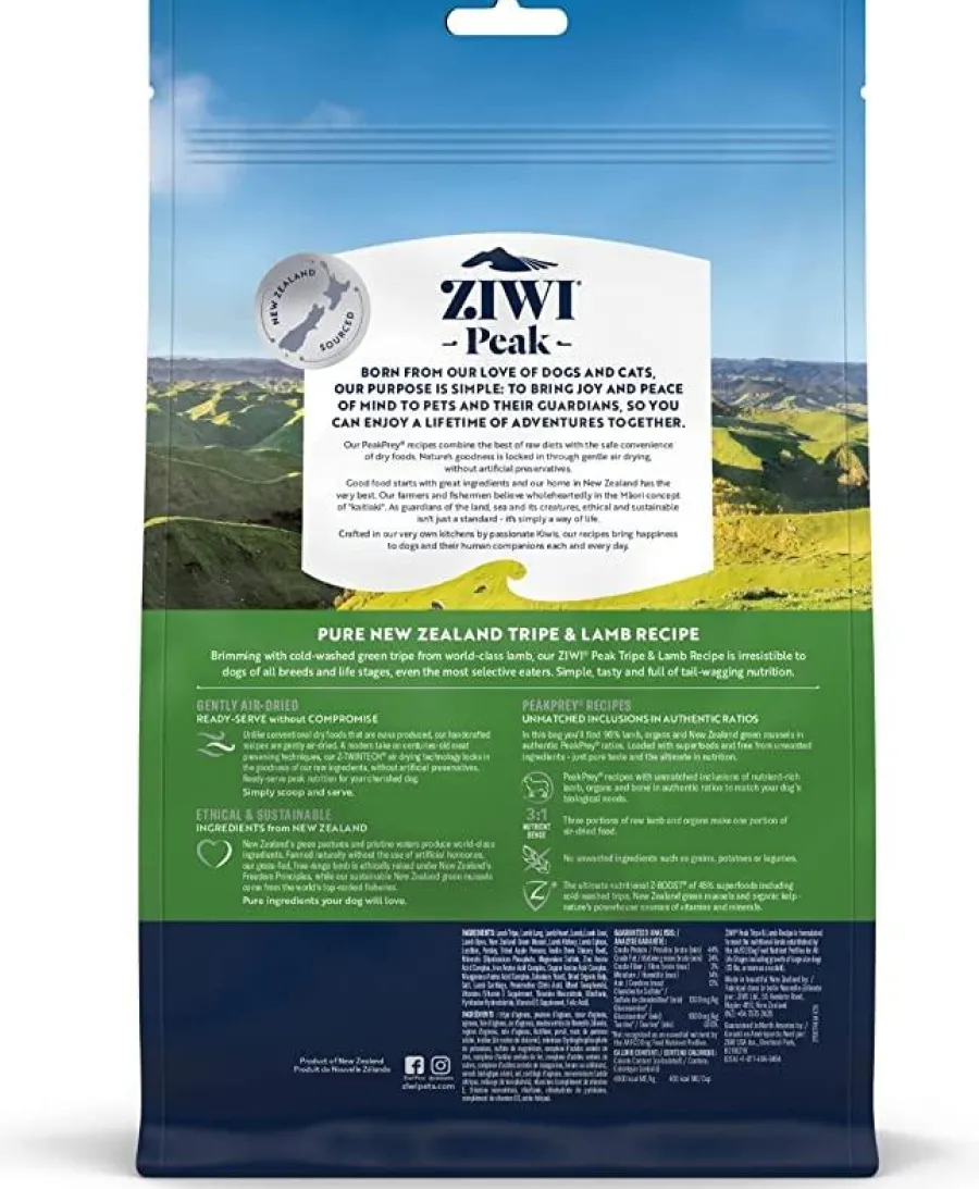 Cheap ZIWI Peak Tripe & Lamb Recipe Air-Dried Dog Food, 16-oz | 454-g