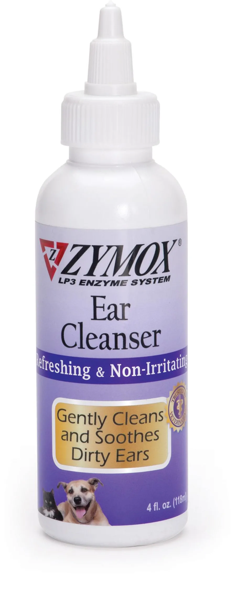 Clearance Zymox Ear Cleanser for Dogs & Cats, 4-oz bottle