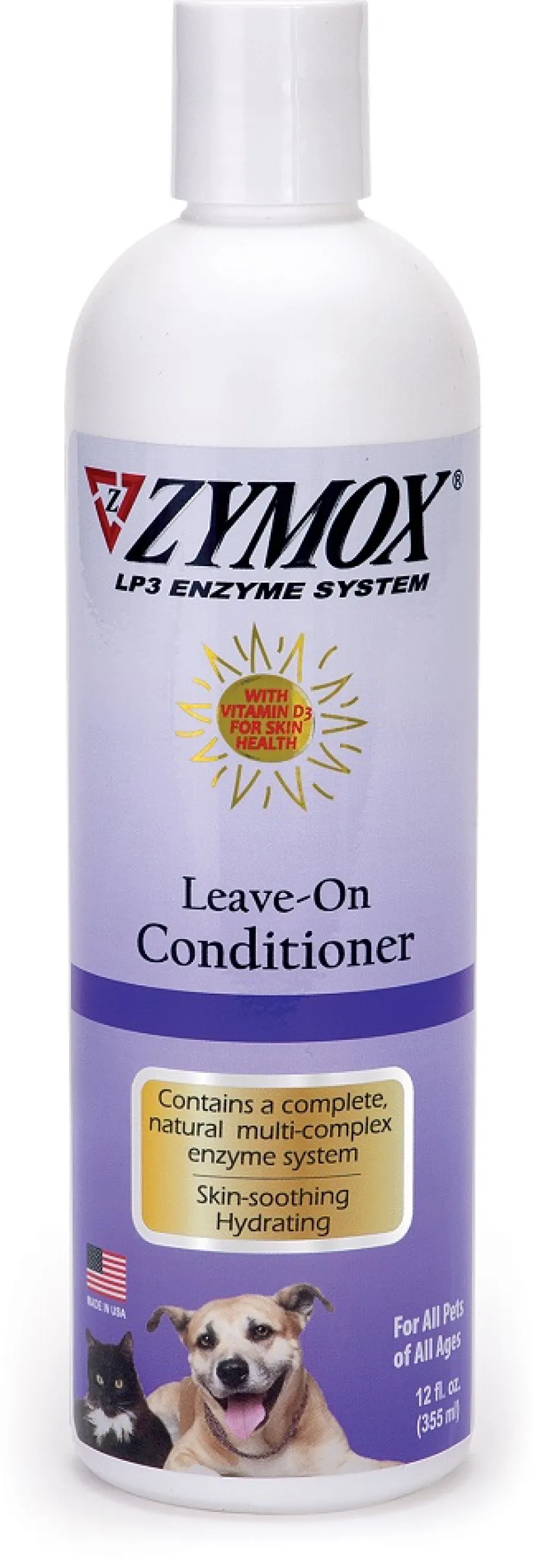 Online Zymox Leave-On Conditioner for Dogs & Cats, 12-oz bottle